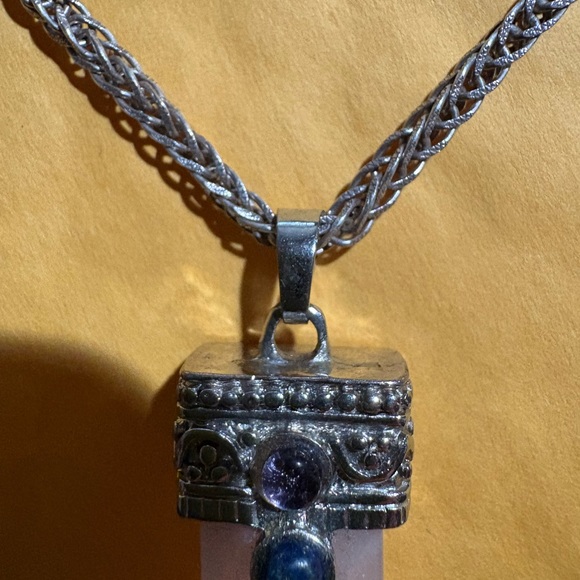 Rose Quartz Pendant: 7 chakras Unisex - Picture 4 of 5